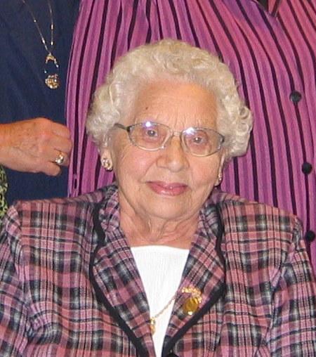 Hazel Esworthy; Charter Member of the Ladies Auxiliary; July 19, 1918-- March 29, 2013