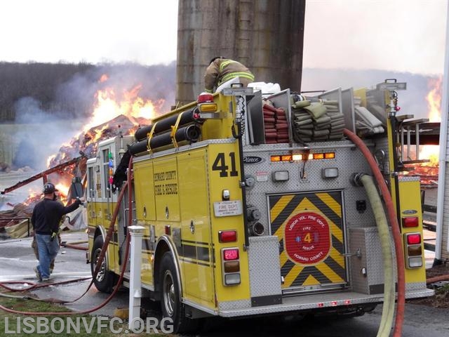 1/1/2012 Barn Fire 2100 Block Jennings Chapel Rd
